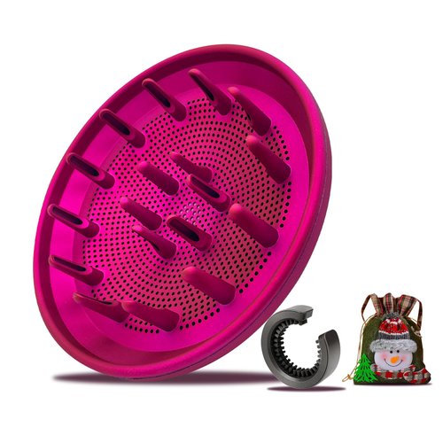 Upgrade Diffuser Attachment Compatible with Dyson Supersonic Hair Dryer Diffuser Replacement Accessories, Gifts for Mothers Day, Birthday, Women, Mom, Wife, Daughter, Friends (Snowman)