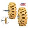 CowboyBOB Decal Remover Eraser Wheel Rubber Eraser Wheel for Drill Removes Car Stripes Vinyl Tapes and Graphics Rubber Eraser Wheel Tool Kit for Cars, RV, Motorcycles Sticker Remover Tool 1 Pack