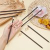 PH PandaHall Retro Hair Stick, 8 Styles Chinese Wooden Hair Pins Hair Chopsticks with Pearl Beads Simple Long Hair Fork Decorative Hair Bun Holders for Women Hair Accessories Hair Styling, 8PCS/Set