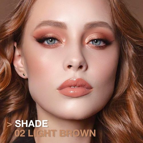 4 Pcs Ultimate Eyebrow Retractable Definer Pencils,Dual-Sided Natural Soft Textured Eyebrow Pencil, for Daily Look Eyebrow Makeup,Brow Brush,Fine Tip-Light Brown