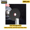Rotary Tool Cutting Wheels 50 Pcs Strong Fiberglass Resin Cut-Off Wheels 1-1/4 inch Diameter Metal Cutting Tool 402 Mandrels Included Cutting Wheel Compatible with Dremel Cutting Discs Tool Kit 426