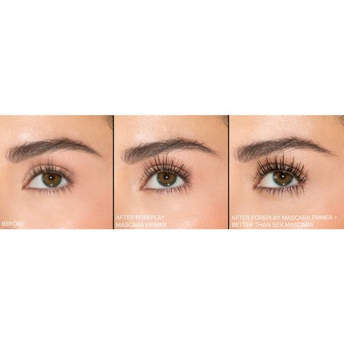 Too Faced Better Than Sex Foreplay Mascara Primer | Long Lasting + Volumizing, Travel Size, 0.14 Fl Oz, Black