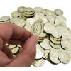 Zugar Land Double-Sided 3D I was Caught Being Good Plastic Metallic Gold Coins. (144 Pack)