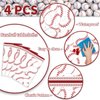 PTECDROTS 4 Pcs Baseball Tablecloths, Disposable Baseball Party Decorations Table Covers, Baseball Pattern Table Cloth for Boys Baseball Sports Event Birthday Party Supplies, 51x86 Inch