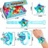 24 Pack LED Light Up Fidget Spinner Bracelets Party Favors for Kids 4-8 8-12, Glow in The Dark Party Supplies, Birthday Gifts, Treasure Box Toys for Classroom, Goodie Bags Stuffers