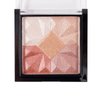 Jeuacika Highlighter Setting Powder Makeup Eyeshadow Powder Face Powder Makeup Highlights Face Setting Powder Make Up Loose Powder Lightweight Long-Lasting (Square Box Medium Color)