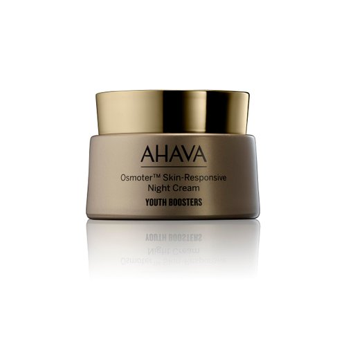 AHAVA Osmoter Skin-Responsive Night Cream - With the patented Smartium technology, re-sets the look of skin during night with intense activity & boosts skin renewal for enhanced luminosity, 1.7 Fl.Oz