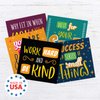 Canopy Street Kids' Affirmation Lunch Box Notes / 3.5" Square Motivational Lunch Box Cards/Pack of 60 Encouraging Mini Notes