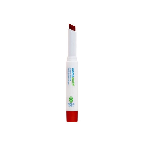 Mamaearth Nourishing Cherry Tinted Natural Lip Balm | 12 Hour Moisturization with Coconut Oil & Cherry | Relieves Dry, Cracked Lips & Makes Lips Soft & Supple | 0.07 Oz/2g