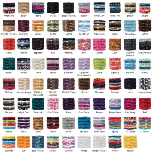 L. Erickson Grab & Go Pony - Hunter Green - 8 Pack Ponytail Holder Hair Ties