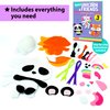 KRAFUN Unicorn Beginner Animal Sewing Kit for Kids Age 7-13 My First Art & Craft, Includes 3 Stuffed Animal Dolls Panda, Fox, Instructions & Plush Felt Materials for Learn to Sew, Embroidery