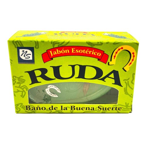 Nuestra Salud - Rue Herb Soap Bar - Gentle Moisturizing Action for Hand, Face, and Body - 100% Natural and Organic Soap for Healthy Skin