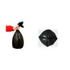 1.2-1.5 Gallon/180pcs Small Wastebasket Trash Bags Black Garbage Bag,Thin Material, Bedroom Office Trash Can Liners