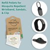 PARA'KITO Refill Pellets for Mosquito Repellent Bracelets | w/Citronella Oil, Peppermint Oil, Essential Oils | Hiking & Camping Accessories | Paraben Free, DEET Free - 3pk x 2 Refills (15 Days Each)