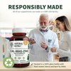 Natural Nutra Calcium Magnesium Zinc (Cal-Mag Zinc) Supplement with Vitamin D3 for Bone Strength, Health Gluten Free and Sugar Free, Essential Mineral Complex (100 Count)