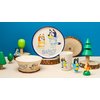 Zak Designs Bluey Kids Dinnerware Set 3 Pieces, Durable and Sustainable Melamine Bamboo Plate, Bowl, and Tumbler are Perfect For Dinner Time With Family (Bluey, Bingo, Bandit, Chilli)
