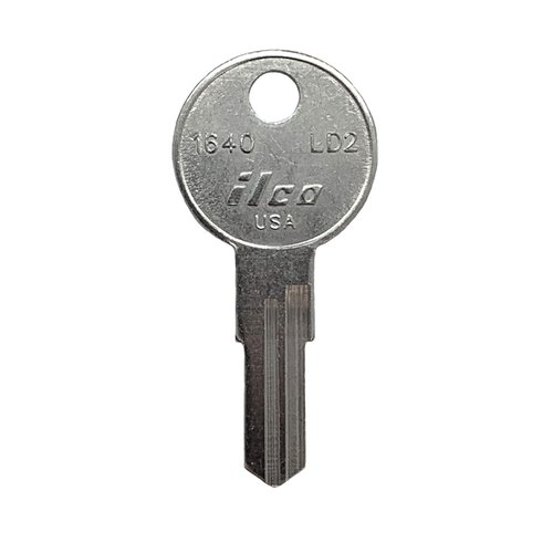 Ilco 1640 Key blank, Larson LD2, Nickel Plated (10-Pack)