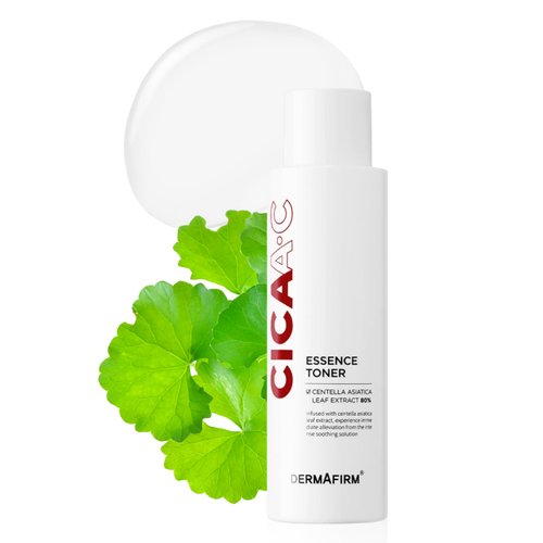 DERMAFIRM Cica AC Essence Toner 5.07 fl oz | Centella Toner AHA BHA Toner Exfoliating Toner Salicylic Acid Toner Brightening Toner Soothing Toner | K Beauty Facial Toner for Dry, Oily & Sensitive Skin