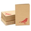 36 Pack Bird Design Blank Cards and Envelopes 4x6 for All Occasions, Birthday, Thank You, Kraft Paper Notecards