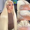 Resore 613 13x6 Lace Front Wig Human Hair 200 Density Straight Blonde Lace Front Wigs Human Hair 28 Inch Full & Thick 613 HD Lace Frontal Wig Human Hair Pre Plucked with Baby Hair for Women