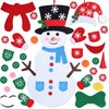 Max Fun DIY Felt Snowman Games Set with58Pcs Crafts Kit Wall Hanging Xmas Gifts for Christmas Winter Holiday Party Decorations (Snowman)
