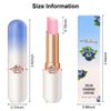 BINGBRUSH Blueberry Color Changing Lipstick Queen,Moisturizer Long Lasting Lip Care Lip Balm Magic Lip Gloss Lip Tint Stain Glossly Makeup Lipstick Set for Women (1pc Blueberry)