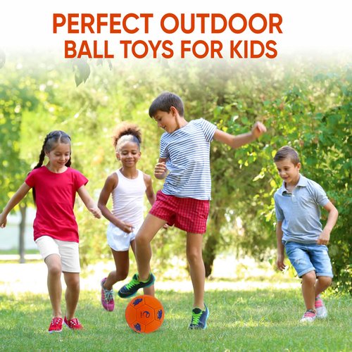 Soccer Ball Size 3 for Kids 3-10, Kids Soccer Ball Toy Gift for Toddler 4 5 6, Dinosaur Cartoon Outdoor Sports Ball Toy for Boys Girls 7 8 9 Years Old