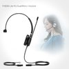 Yealink Phone Headsets for Office Phones YHS36 QD to RJ9 Wired Headset Compatible with Poly Snom Grandstream Phones Desk Landline VoIP Headset with Microphone -Mono/124g/2.1m Cable