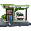 Matchbox Bus Station Track for Toy Cars Includes 1 Vehicle, Gift for Kids +3 Years Old (Mattel HDL08)