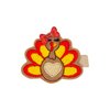 Wee Ones Girls Harvest Turkey Feltie Hair Clip, Bow Stacker, Turkey, Medium