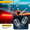 Meonum 7443 Bulb, 10 Pcs Brake Light Bulb for Daytime Running(DRL), T20 Automotive Reverse/Strobe Brake/Tail/Backup/Parking/Tail Light/Turn Signal Replacement for Cars, Trucks, SUVs