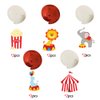 30Ct Circus Hanging Swirl Decorations -Circus Carnival Birthday Party Supplies Fan Decors