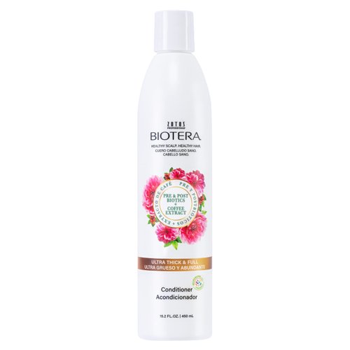 Biotera Ultra Thick & Full Volumizing Conditioner | Increases Volume to Fine, Limp Hair | Microbiome Friendly | Vegan & Cruelty Free | Paraben Free | Color-Safe | 15.2 Fl Oz