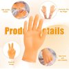 LOKIPA 30PCS Tiny Finger Hands, Mini Rubber Finger Puppets Miniature Small Hands for Finger Puppets Show, Gag Performance, Cute Little Hand Finger for Gifts and Party Favors