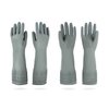 DABOGOSA MAMISON 2 Pairs Rubber Gloves(Grey, L) - Long Rubber Gloves Dishwashing Gloves