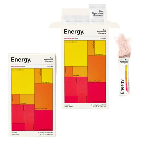 The Absorption Company Energy Supplement - Fruit Punch 14 Sticks