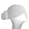 White Designer Head Wrap by JFrassini | 100% Cotton Scarves Bandana