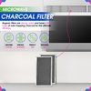 Microwave Charcoal Filter 11.15" x 6.10" for JX81A WB2X9883 GE Microwave Filter Replacement - Carbon Filter Freshens and Filters Kitchen Oven Air in Over-the-Range Stove Fan (2-Pack)