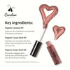 Carolina COSMETICS - Plant-Based Non-Sticky Lip Gloss (What A Babe) - Hydrating & Nourishing with Sunflower Seed Oil, Cacao & Grape Seed Oil - Gluten-Free, Vegan, Non-GMO, Paraben-Free - 5g/0.18oz