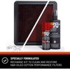 K&N Air Filter Cleaning Kit: Aerosol Filter Cleaner and Oil Kit; Restores Engine Air Filter Performance; Service Kit-99-5000, Multi