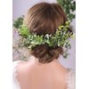 FIDDY898 Wedding Bridal Comb Camellia Hair Comb Ranunculus Green leaf Floral Clip Headpiece 2033