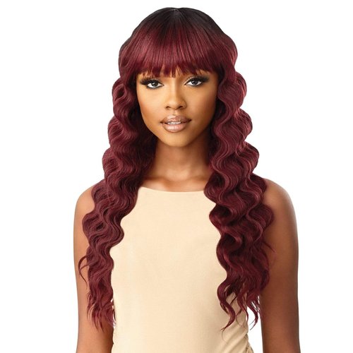Outre Wigpop Synthetic Full Wig - TANNIS (DR MILK CHOCOLATE)