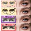 24 Pairs Cross Fluffy False Eyelashes 4 Style Natural Look Volume Lashes Handmade Full Strip Dramatic 3D Lashes Makeup At home