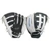 Easton | GHOST FLEX Youth Softball Glove | Right Hand Throw | 12" | Grey/White/Carolina Blue