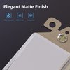ELEGRP Matte White Single Pole Decorator Light Switch, 15Amp, 120/277V, Decorative Paddle Rocker Switch Replacement, On/Off Wall Switch, Self-Grounding, Residential/Commercial Grade, UL/CUL (10 Pack)