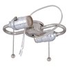 B&P Lamp® 2-Light S Type Cluster Body with Pull Chain Sockets (Silver)