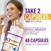 (2 Pack) K3 Mineral Weight Loss Pills for Women and Men - K3 Salt Mineral, Vitamin + K3 Capsules Supplement for Weight Loss - 60 Days Supply