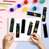 DEMIUKO 64PCS Magic Animal Scratch Bookmarks Making Kits Rainbow Scratch Paper Art Sets Party Favors DIY Bookmarks Bulk with Scratching Tools Ribbons Crafts Kit for Activities Birthday Gifts