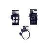 French Toast Girl's School Uniform Headbands and Bow Clips, 3-pack, Navy