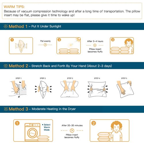 OTOSTAR Pack of 2 Throw Pillow Inserts, 12 x 20 Cushion Inner Soft Fluffy Plump Stuffer Cushion Pads White Decorative Pillow Inserts